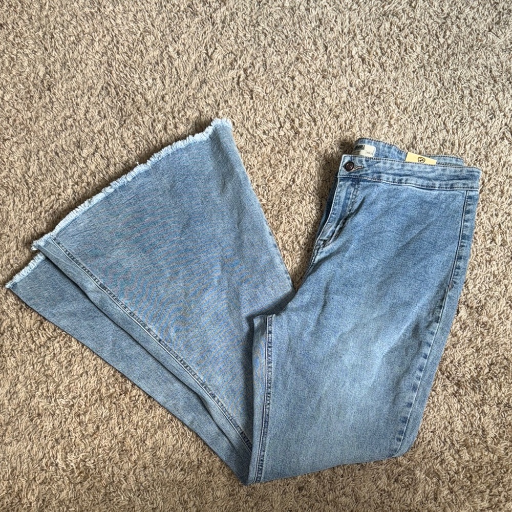 Rock & Roll Cowgirl Blue Flare & Wide Leg Jeans